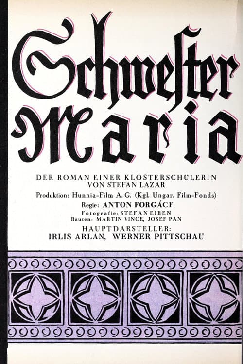 Mária növér poster