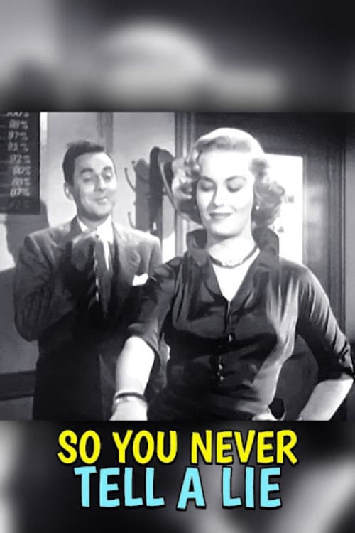 So You Never Tell a Lie poster