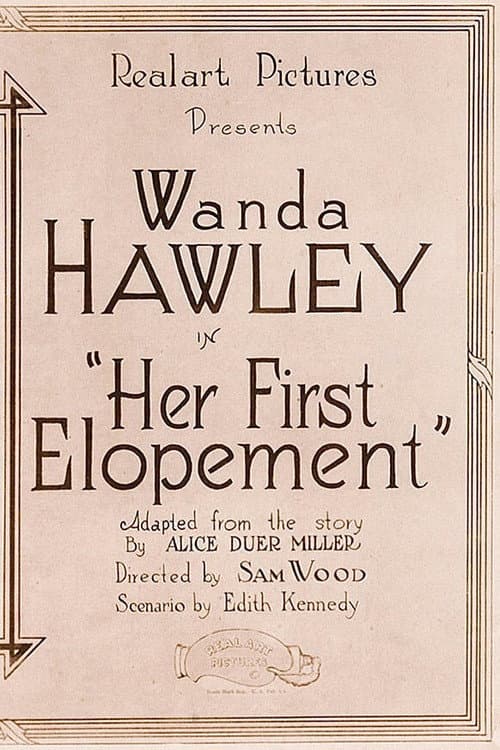 Her First Elopement poster