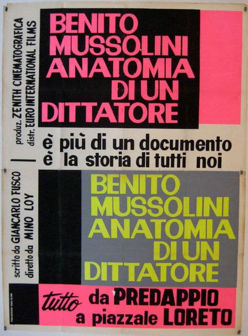 Benito Mussolini: Anatomy of a Dictator poster