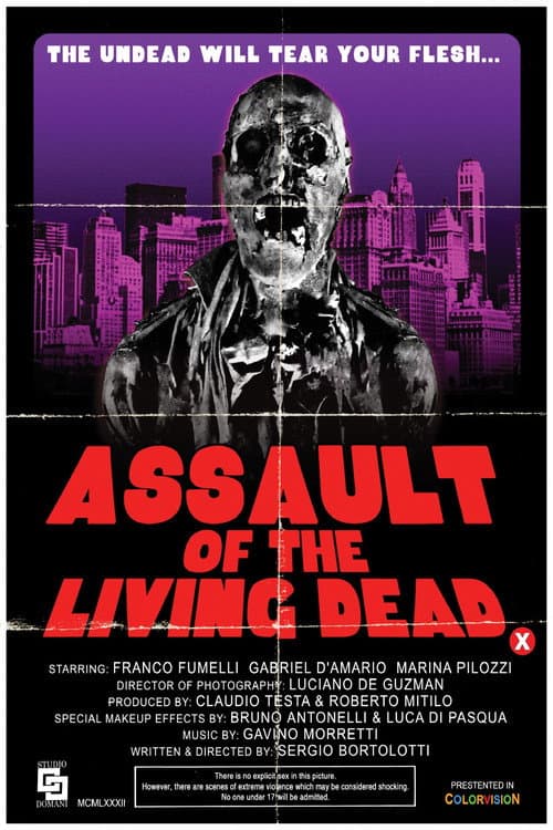 Attacco dei Morti Viventi poster
