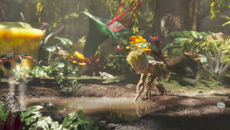 Groot Takes a Bath still