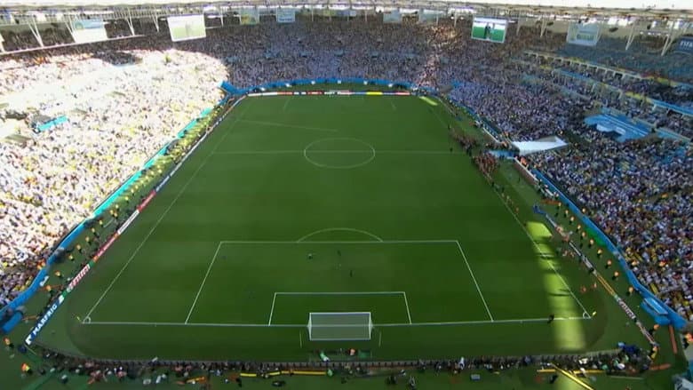 Match 64: The Maracanã still