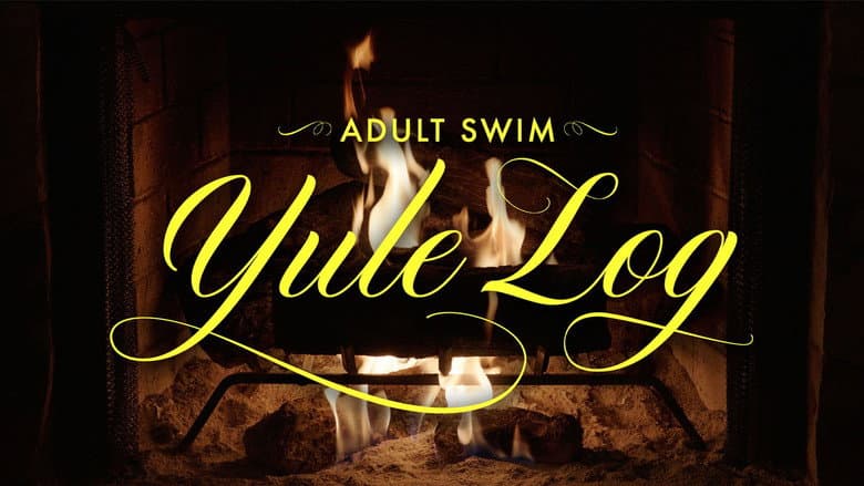 Adult Swim Yule Log still