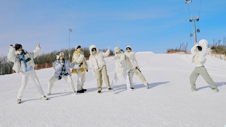 BTS 2021 WINTER PACKAGE in Gangwon still