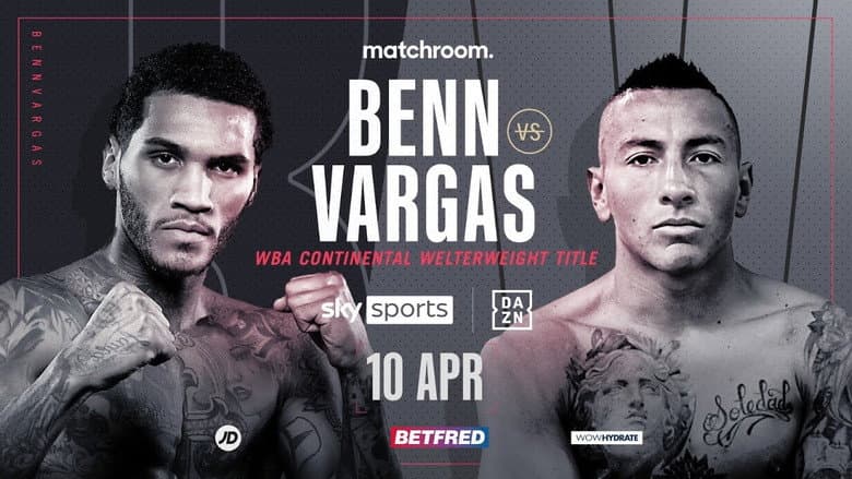 Conor Benn vs. Samuel Vargas still