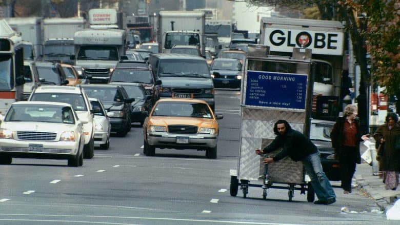 Man Push Cart still