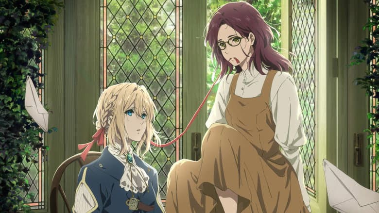 Violet Evergarden: Eternity and the Auto Memory Doll still