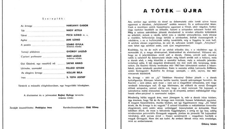 Örkény István: Tóték still