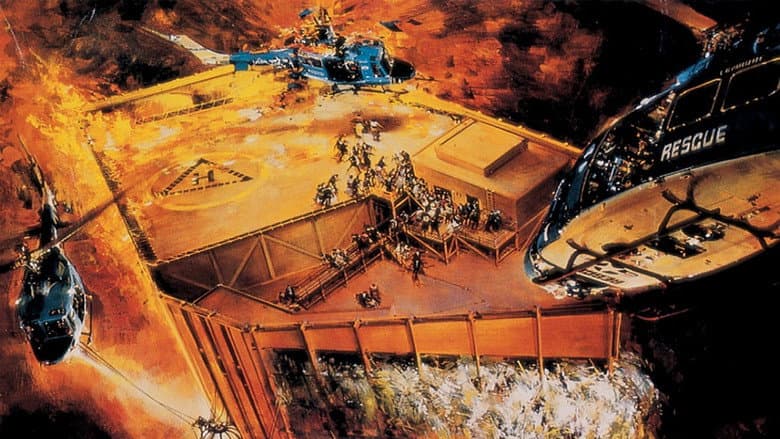 The Towering Inferno still