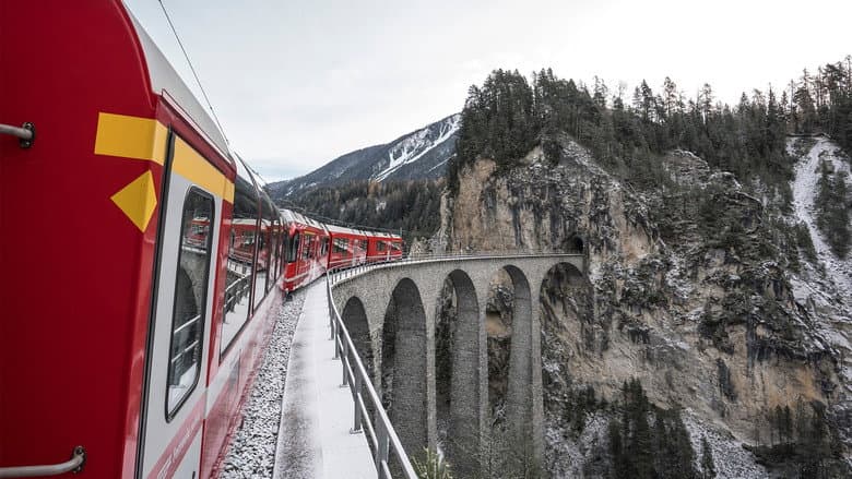 Alpine Train at Christmas still