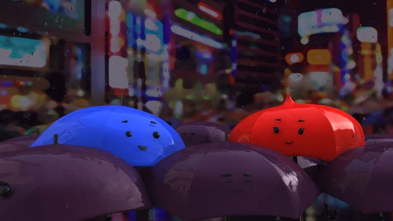 The Blue Umbrella still