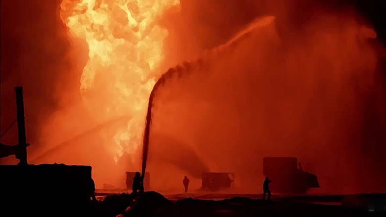 Fires of Kuwait still