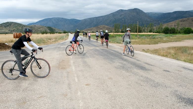 Pedaling in Disappearing Waters still