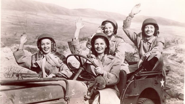Four Jills in a Jeep still