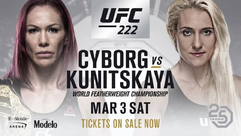 UFC 222: Cyborg vs. Kunitskaya still
