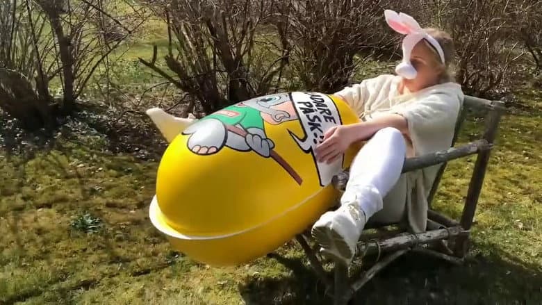 The Easter Bunny still