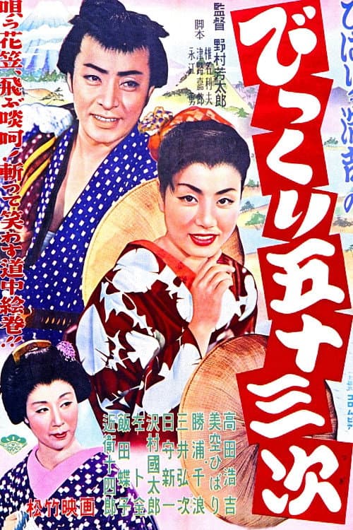 Surprising 53 Stations of the Tokaido poster