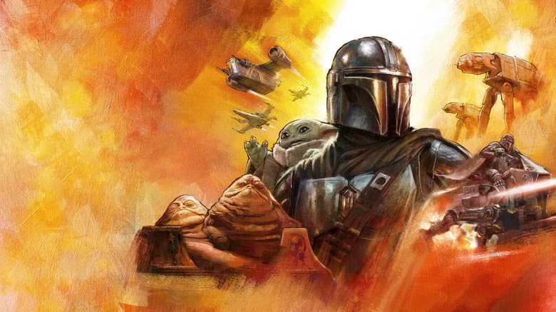 The Mandalorian and Grogu still