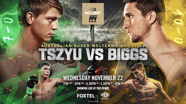 Nikita Tszyu vs. Dylan Biggs still