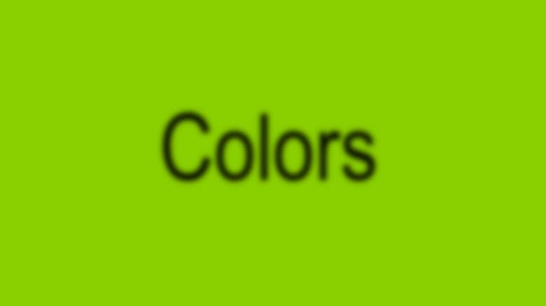 Colors still