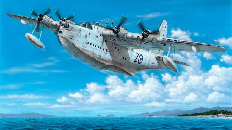 The Short Sunderland Flying Boat still