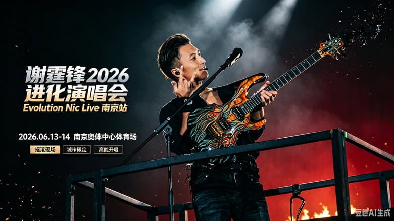 谢霆锋2026进化演唱会南京站 still