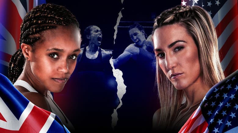 Natasha Jonas vs. Mikaela Mayer still