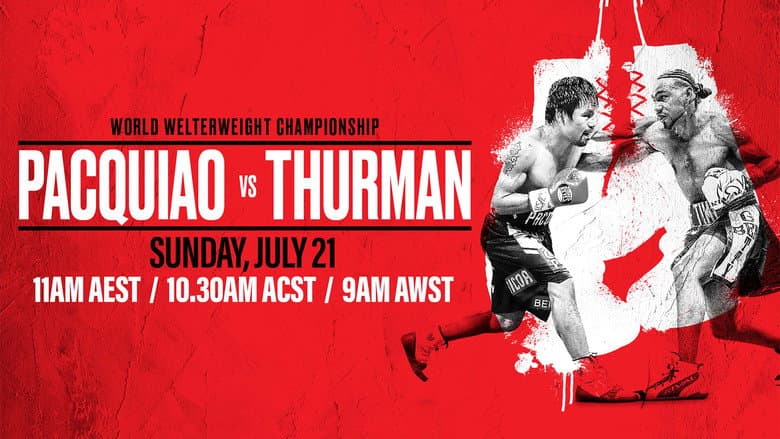 Manny Pacquiao vs. Keith Thurman still