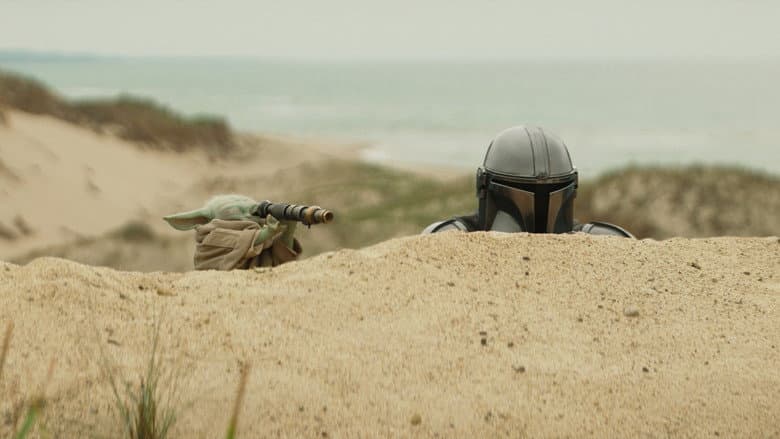 The Mandalorian and Grogu still